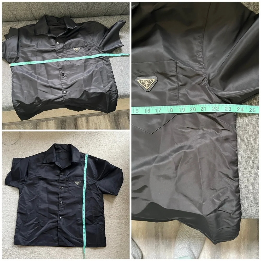 Prada Elegant Black bottom down Shirt - Picture 4 of 8